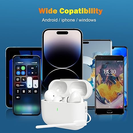 AirPods Pro 2nd Generation - Wireless Earbuds/ Air Pro, Air Buds/ Earpods with ANC, Transparency Mode, Spatial Audio, and MagSafe Charging Case
